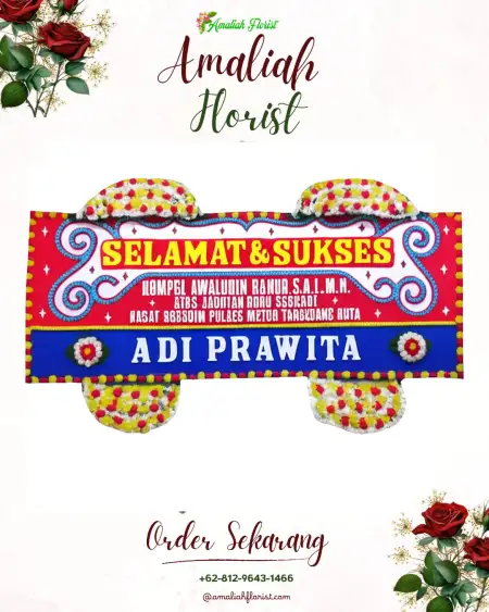 Papan Bunga Ucapan Selamat Ciginggang